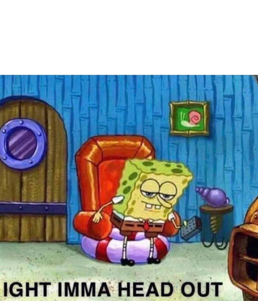 Bob Esponja Me Voy