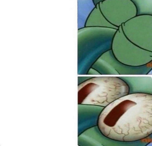 Calamardo Durmiendo (Ojos Abiertos)