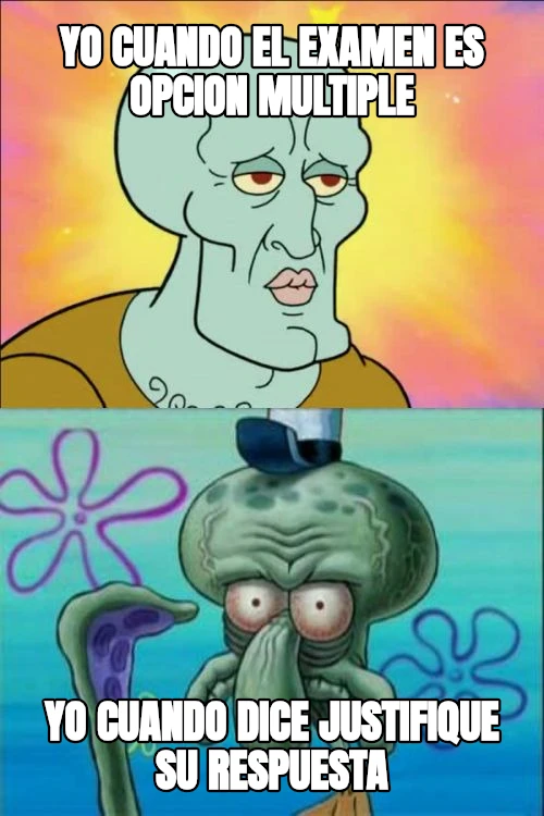 yo cuando el examen es opcion multiple yo cuando dice justifique su respuesta