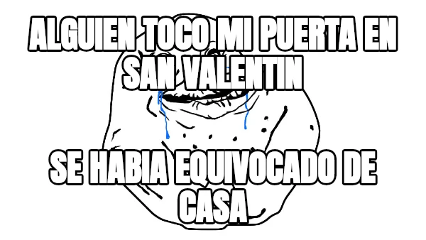 alguien toco mi puerta en san valentin se habia equivocado de casa