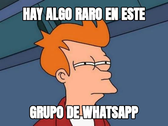 Hay algo raro en este Grupo de Whatsapp