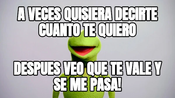 a veces quisiera decirte cuanto te quiero despues veo que te vale y se me pasa!