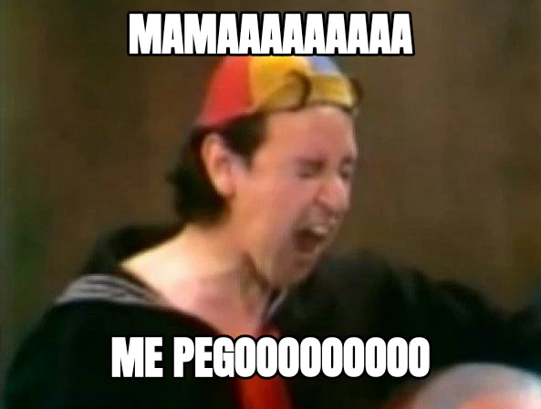 Mamaaaaaaaaa Me pegooooooooo