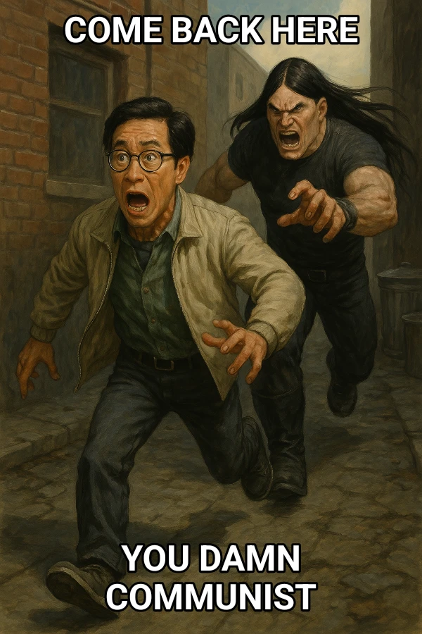 come back here you damn communist