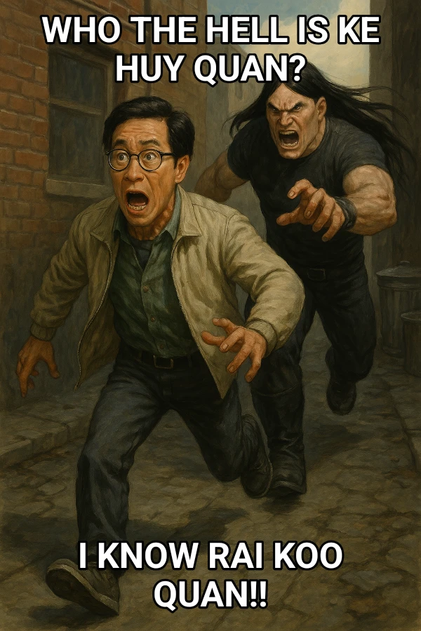 who the hell is ke huy quan? i know rai koo quan!!