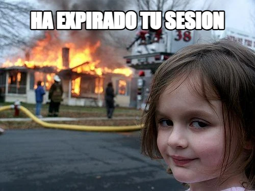 Ha expirado tu sesion