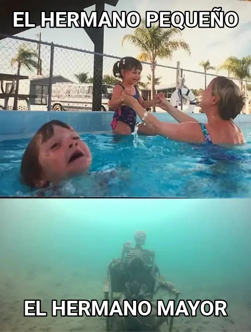 El hermano pequeño El hermano mayor