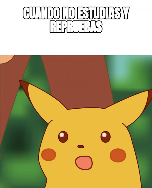 cuando no estudias y repruebas