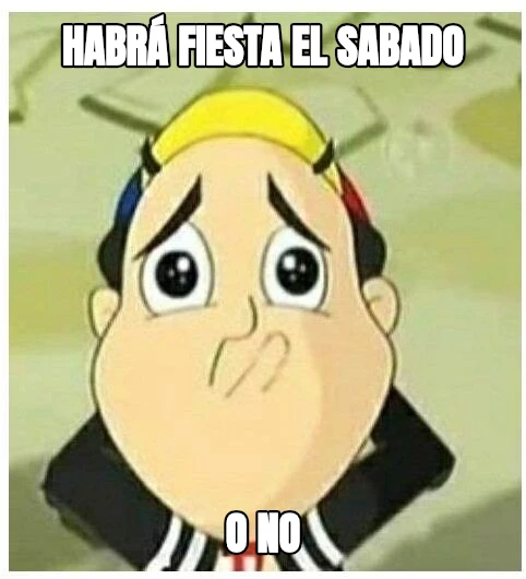 habrá fiesta el sabado o no
