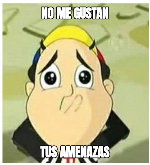No me gustan tus amenazas