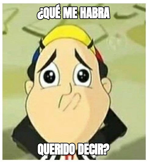 ¿Qué me habra querido decir?