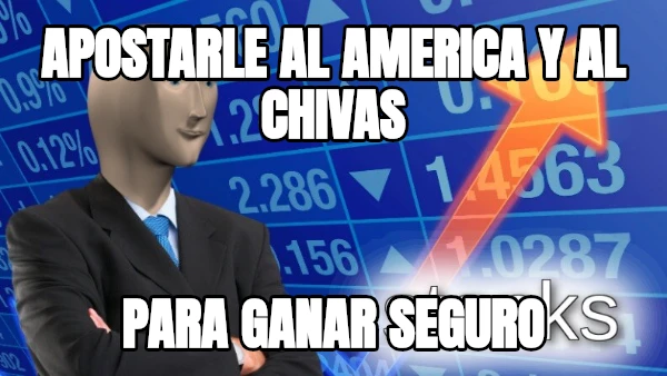 apostarle al america y al chivas para ganar seguro