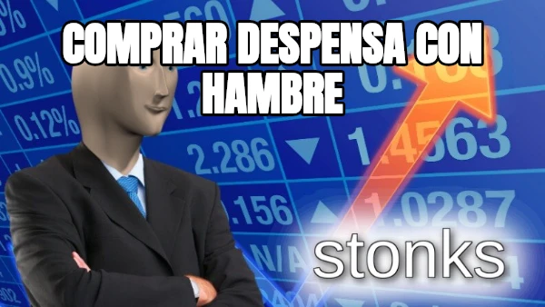 comprar despensa con hambre
