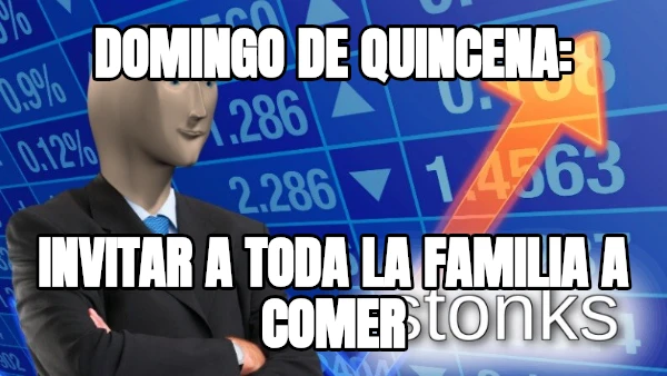 domingo de quincena: invitar a toda la familia a comer