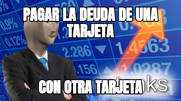 pagar la deuda de una tarjeta con otra tarjeta