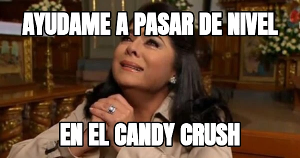 AYUDAME A PASAR DE NIVEL EN EL CANDY CRUSH